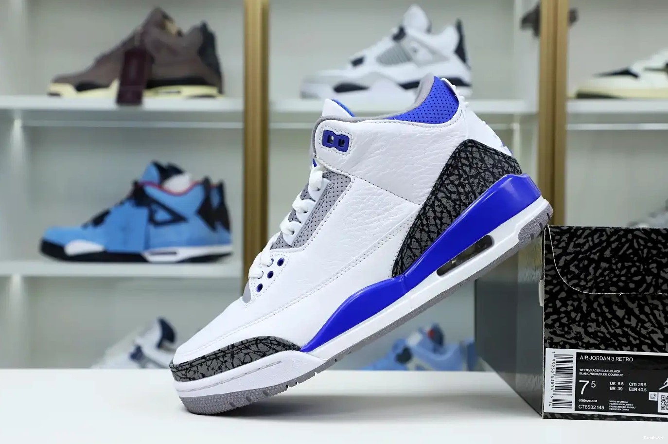 3 RETRO AIR 'RACER (CT8532-145) JORDAN BLUE' 0502